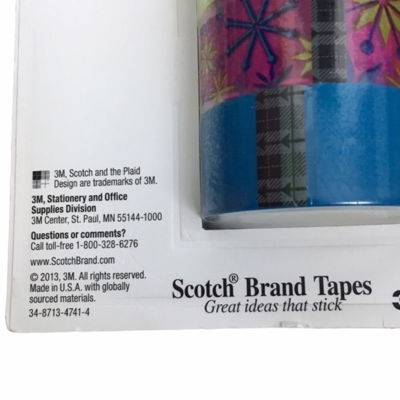 SCOTCH Expressions Magic Tape Washi Matte Write On Planner Accessories Journal - Picture 6 of 6